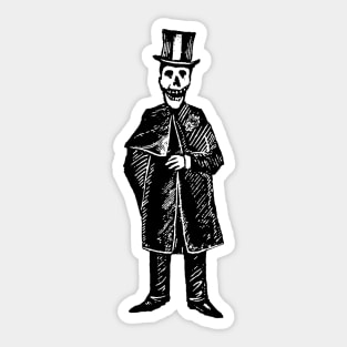 Skeleton Groom Sticker